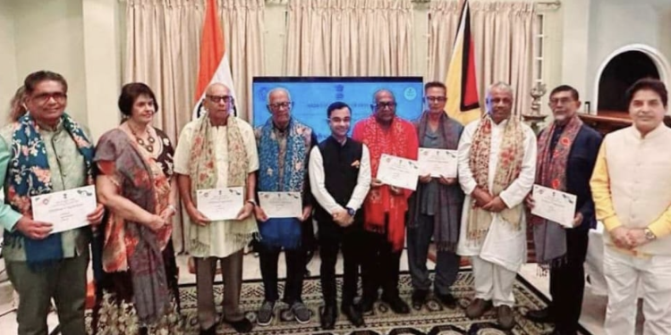 Indian High Commission in Guyana felicitates Guyanese on PBD 2024